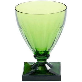 Caspari Acrylic: Wine Goblet Emerald